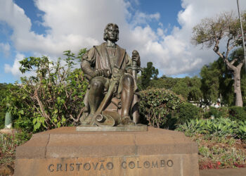 Pomnik Krzysztofa Kolumba na hiszpańskiej Maderze