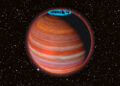 Artystyczne wyobrażenie SIMP 0136. Graf. Chuck Carter, Caltech, NRAO/AUI/NSF, CC BY SA 3.0