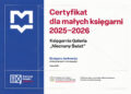 Certyfikat dla małej księgarni 2025–2026