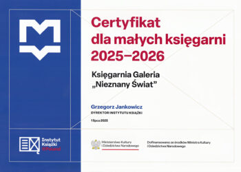 Certyfikat dla małej księgarni 2025–2026