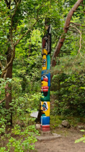 Indiański totem. Fot. Marek Żelkowski