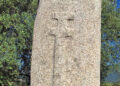 Kamienna figura ustawiona w tzw. Monumencie Centralnym. Fot. Leszek Matela