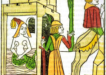 Le Roman de Mélusine, koniec XIV w. Ryc. domena publiczna