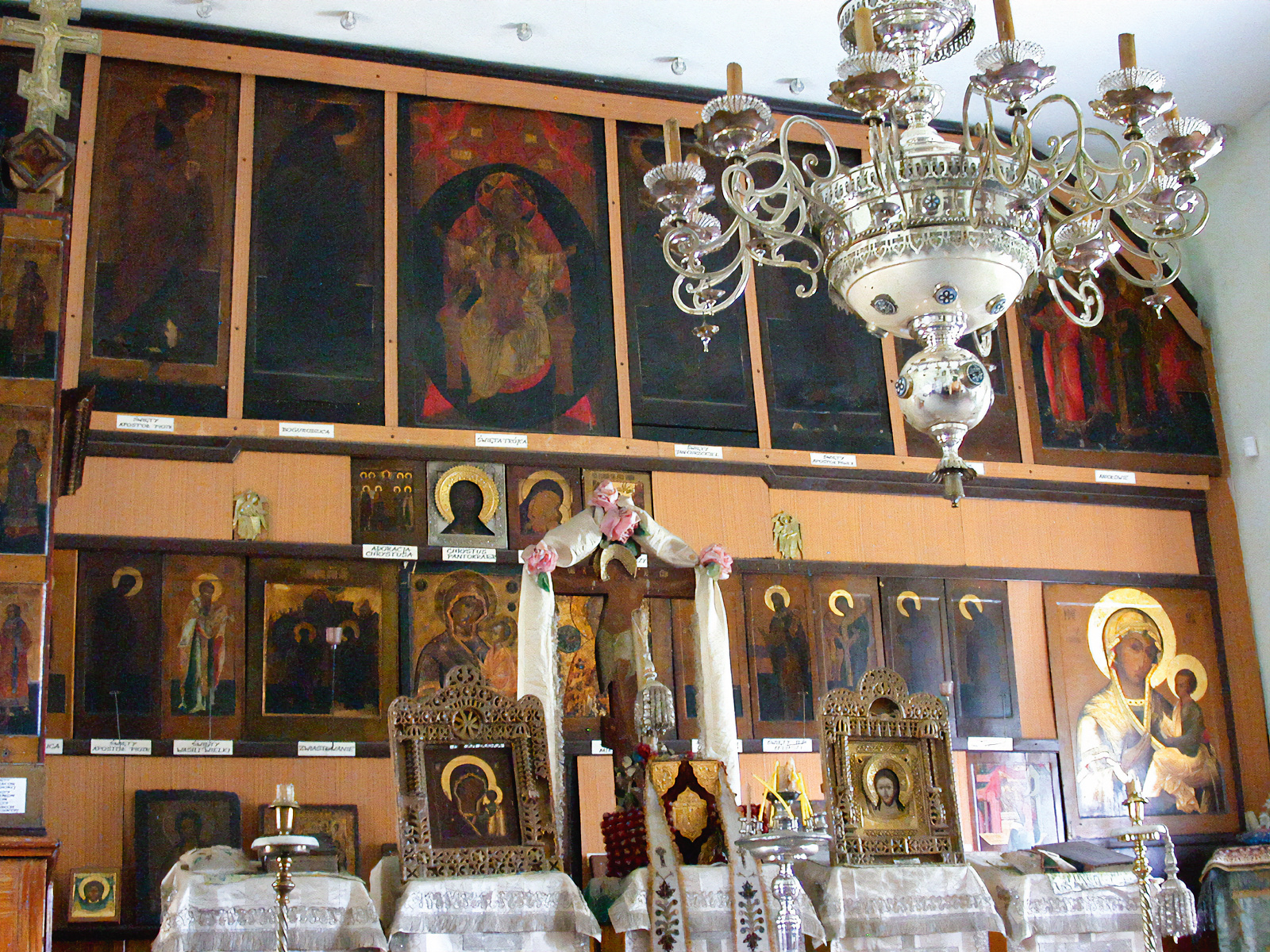W wojnowskim monasterze znajdują się liczne ikony. Fot. Leszek Matela