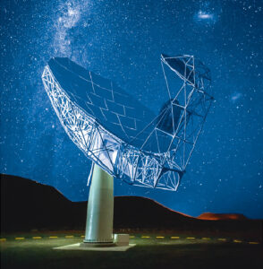MeerKAT telescope. Źródło: YouTube, New SciTech