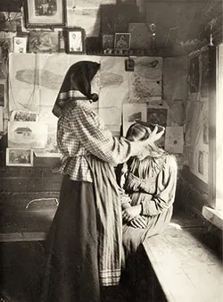 Rosyjska znachorka z ok. 1914 roku. Fot. domena publiczna
