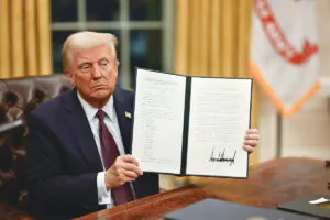 Opuszczenie struktur WHO było jedną z pierwszych decyzji Donalda Trumpa na początku drugiej kadencji. Fot. domena publiczna